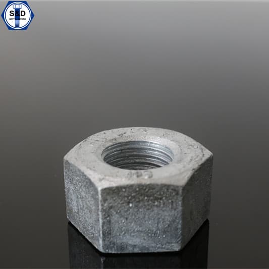ASTM A563 Gr_A Hex Nuts with HDG
